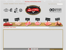 Tablet Screenshot of mykoshermeat.com